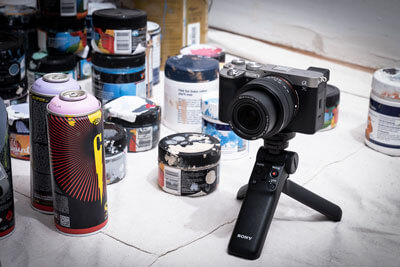 Image of Alpha 7C in creative environment