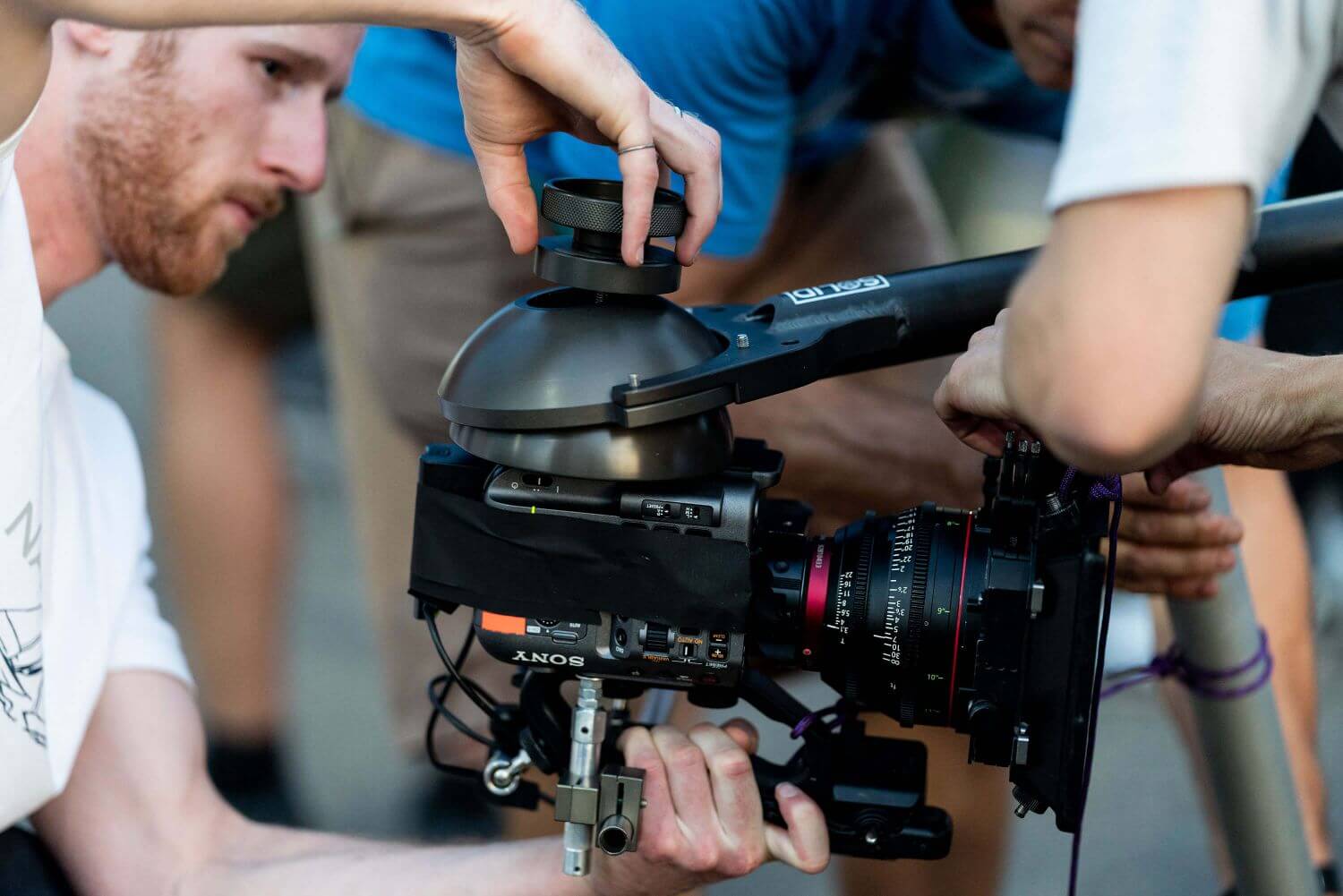 Redscope Behind the scenes photo