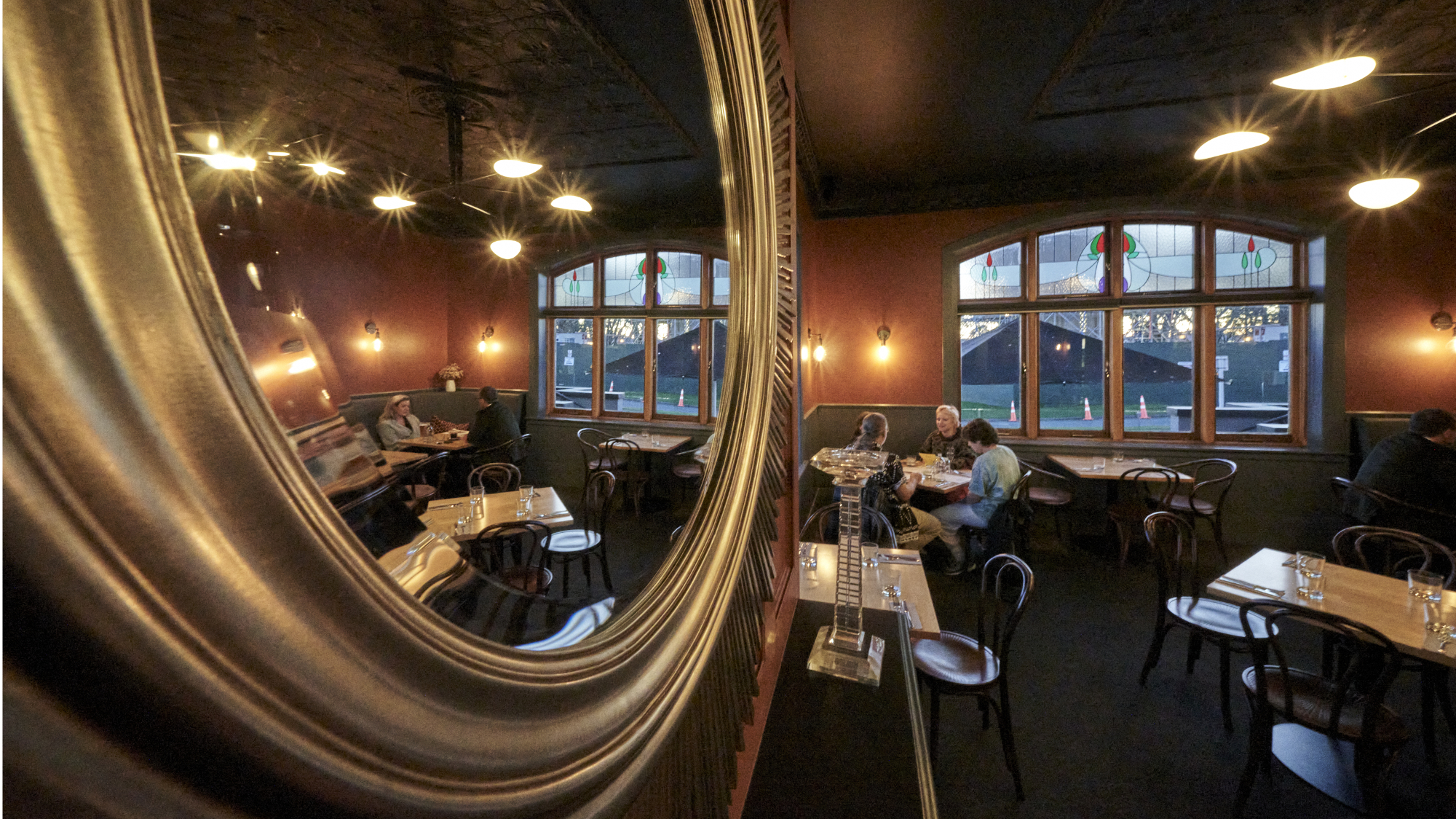 Restaurant interior, Cambridge, Waikao