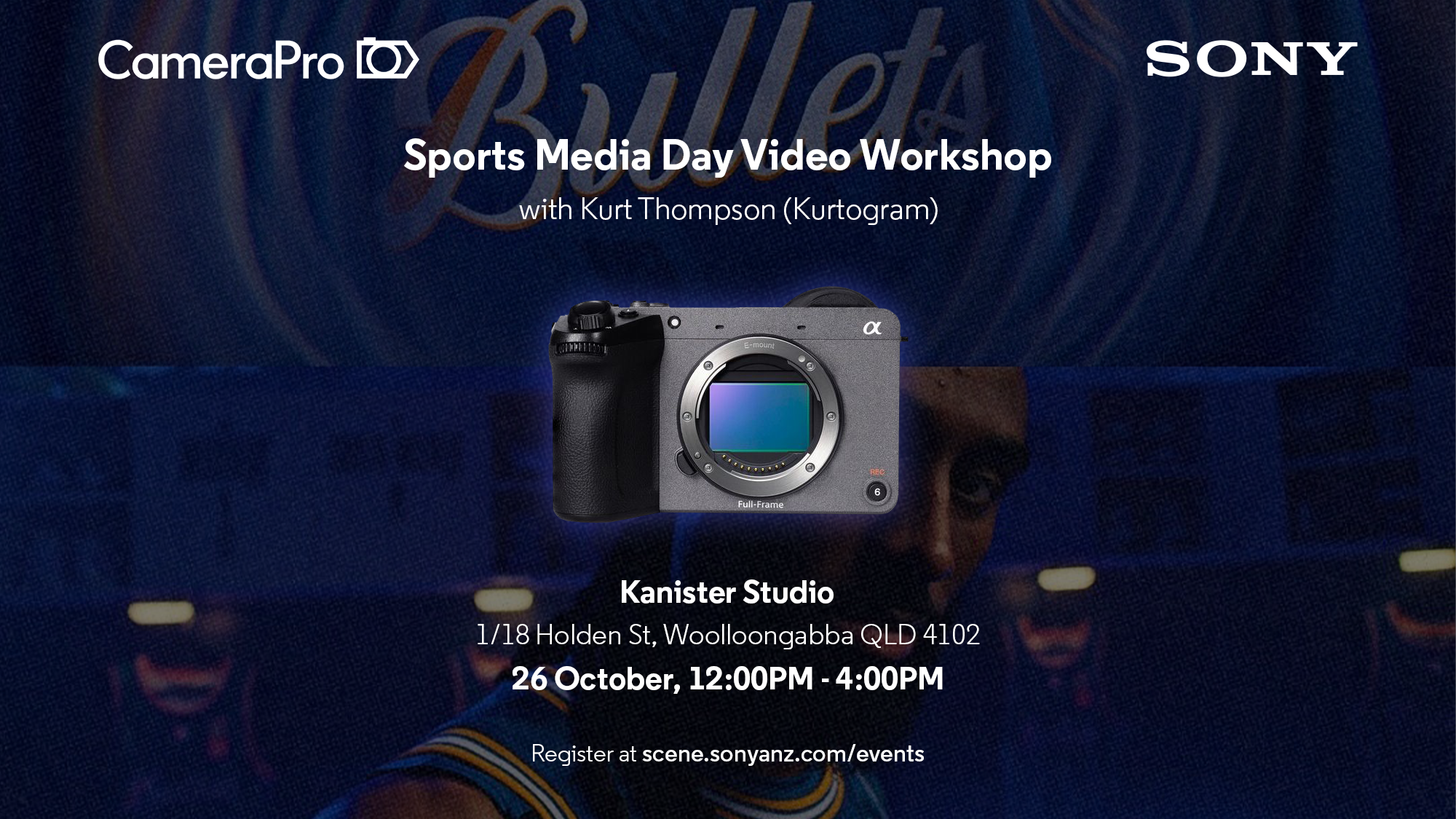 CameraPro x Sony: Sports Media Day Video Workshop with Kurt Thompson ...